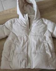 Manteau Zeeman beige côtelé 92