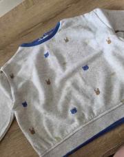 Sweat gris ours lapin Okaidi 23m 