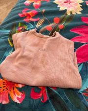 Blouse Zara rose fleurs 86cm