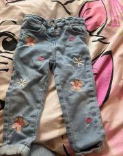 Jeans 18 m 81 cm fleur 