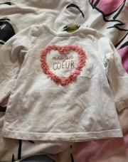 Blouse fleur 6 mois 68 cm 