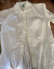 Chemisier benetton blanc