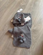 Bonnet + écharpe monnalisa 