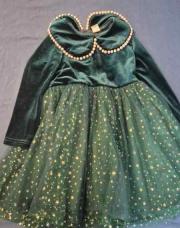 Robe Noël verte shein 4y