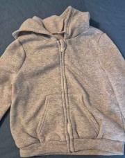 Sweat zippé gris shein 2-3y 