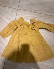 Robe moutarde 12mois