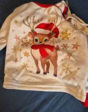 Pyjama Noël blanc shein 4y