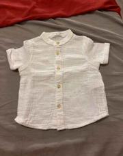 Chemise blanche Primark 3/6 mois