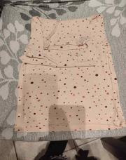 Sous-pull col roulé rose  à pois 4 ans