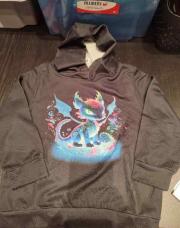 Pull capuche Dragon 4/5 ans