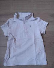 Polo blanc et gris Obaïbi taille 86