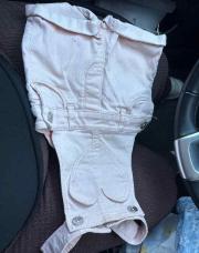 Salopette short rose 6mois