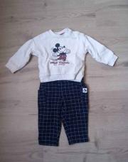 Ensemble Mickey bleu et blanc Disney taille 86