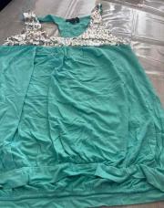 T-shirt turquoise brillante Kiabi 42/44