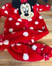 Combinaison Minnie taille 12 mois Disneyland Paris 