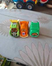 Lot 3 voitures vtech