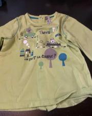 T-shirt longues manches 74 cm
