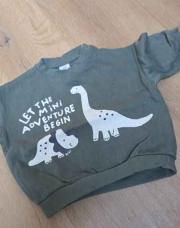 Pull chaud h&m vert dino 6 mois
