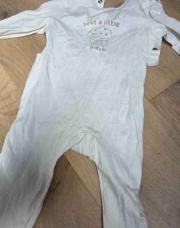 Pyjama kiabi 6 mois blanc cupcake