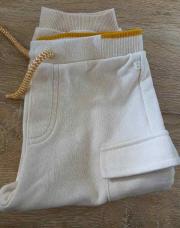 Pantalon jogging écru jaune Okaidi 23m