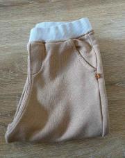 Pantalon jogging beige blanc 86 Okaidi 