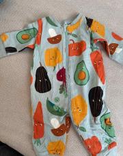 Pyjama citrouilles - 56cm