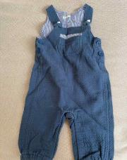 Salopette Benetton bleu - 62cm