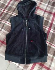 Veste esprit sans manche réversible noir taille M