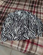 Veste zèbre taille unique 