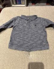 T-shirt avec effet chemise 