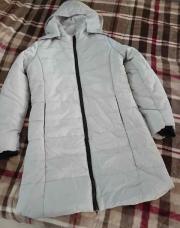 Veste longue grise taille L