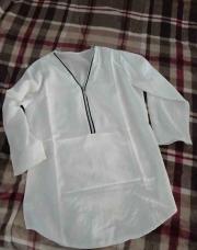 Tunique blanche taille M