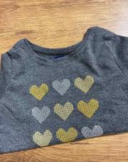 Blouse okaidi 2 ans gros cœurs