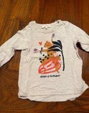 T shirt catimini 4 ans plein d’amour 