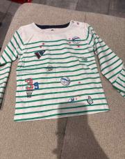 T-shirt ligne vert 