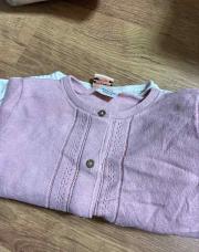 Gilet tao rose 36 mois 