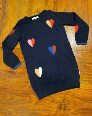 Robe catimini cœur neuve 4 ans 