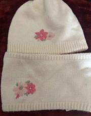 Bonnet 44cm et cache cou 