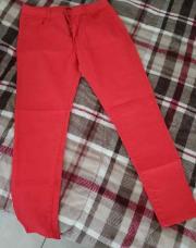 Pantalon rouge taille 42