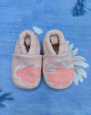 Chaussons fille 0-6 mois papa/maman