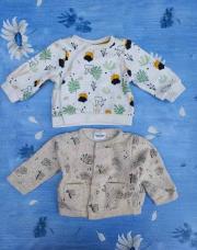 Lot 2 pulls animaux naissance 