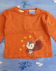T-shirt ML ocre écureuil 1 mois 