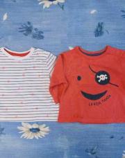 Lot 2 t-shirts ML pirate 3 mois 