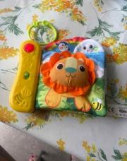 Livre musical avec lion avec pile 