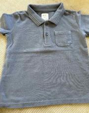 Polo bleu  18-24 mois 