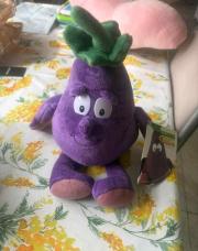 Peluche de collection mauve 