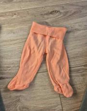 Pantalon pied fermé orange 