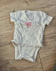 Body lapin coeur courte manche 