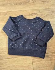 Pull longue manche bleu 