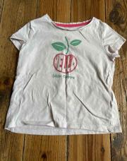 T-shirt rose hello Little cherry - Vertbaudet 86